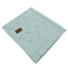 Couverture en bambou TURQUOISE