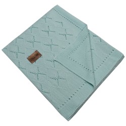 Couverture en bambou TURQUOISE