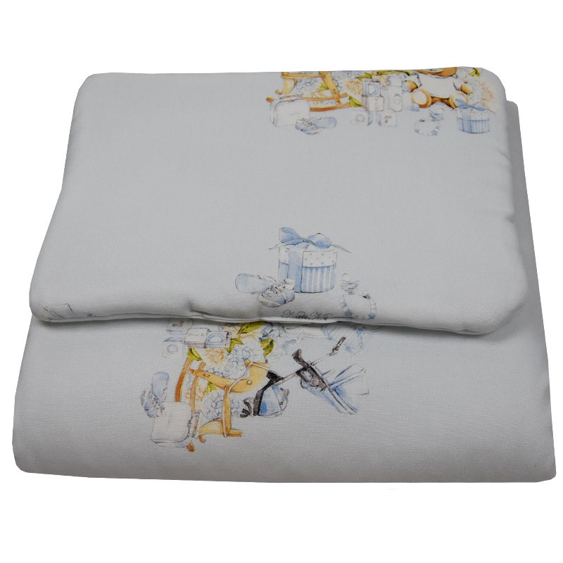 Set za kolica i prijenosni krevetić BABY SHOWER