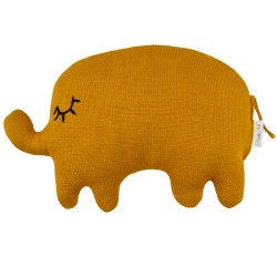 Knitted Elephant Pillow...