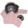 PINK fur lined sweater