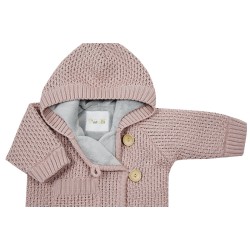 ROSE PINK džemperis ar kažokādu oderējumu