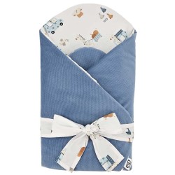 VELVET Pamučni Baby Wrap GIRAFFE/BLUE VELVET Pamučni Baby Wrap GIRAFFE/BLUE