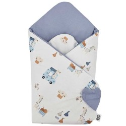Kétoldalas nyomtatott pamut kúp GIRAFFE Kétoldalas nyomtatott pamut kúp GIRAFFE