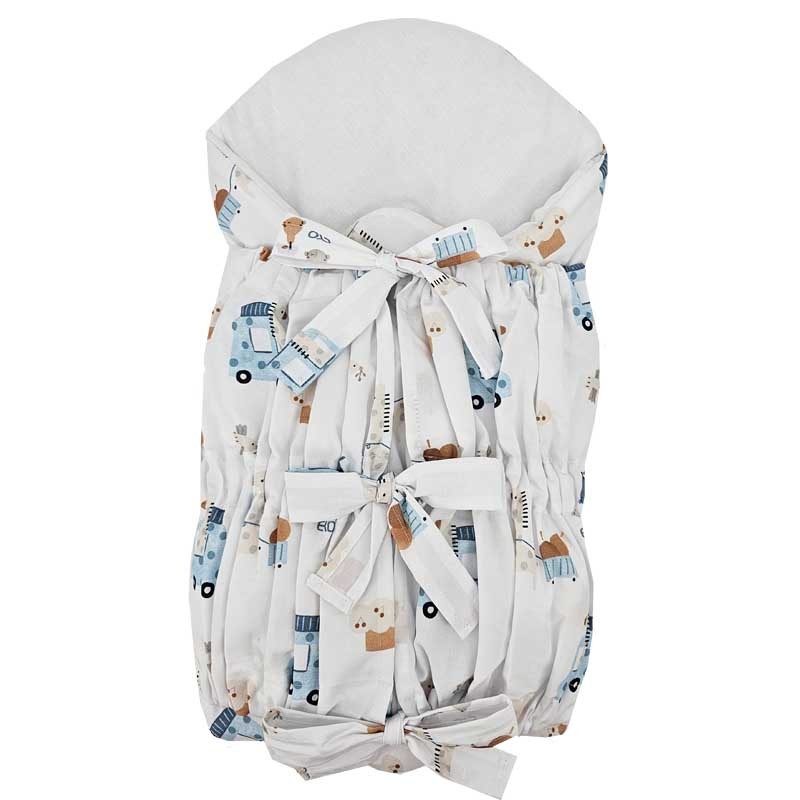 Printed cotton horn with coconut GIRAFFE Printed cotton horn with coconut GIRAFFE