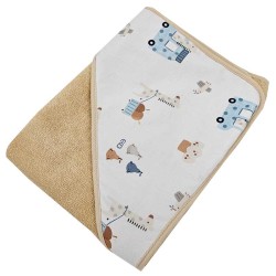 Peignoir GIRAFFE/BEIGE Peignoir GIRAFFE/BEIGE