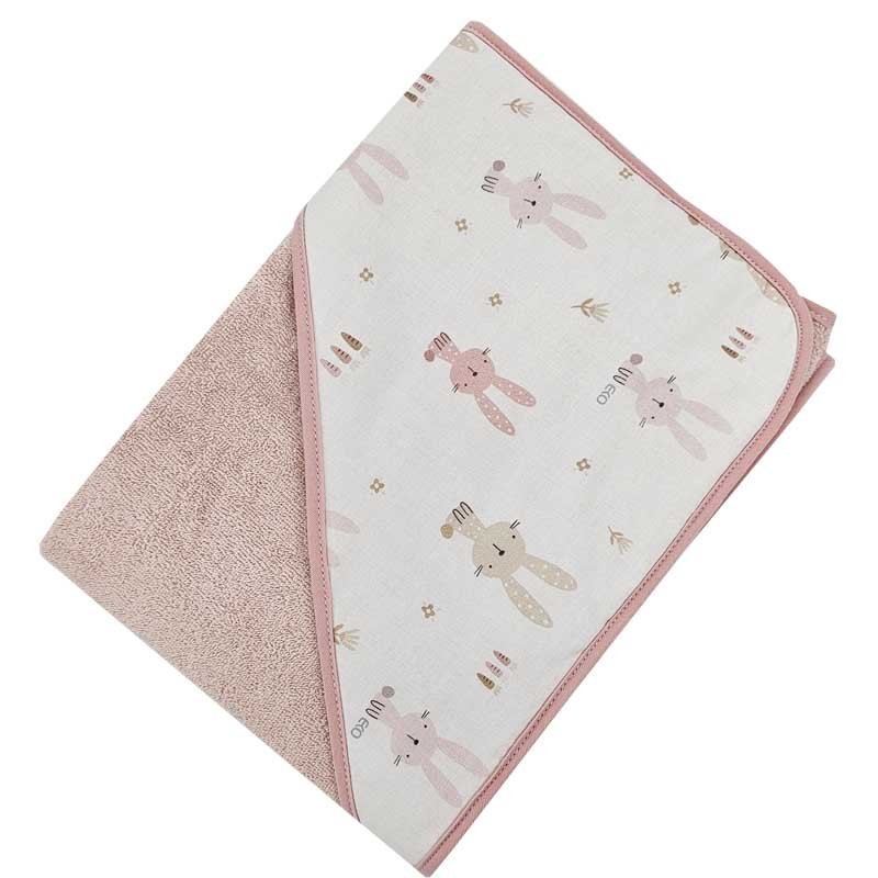 Kúpací plášť BUNNY/ROSE PINK Kúpací plášť BUNNY/ROSE PINK