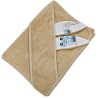 Peignoir en coton GIRAFFE/BEIGE Peignoir en coton GIRAFFE/BEIGE