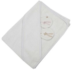 Peignoir en bambou BUNNY/WHITE Peignoir en bambou BUNNY/WHITE