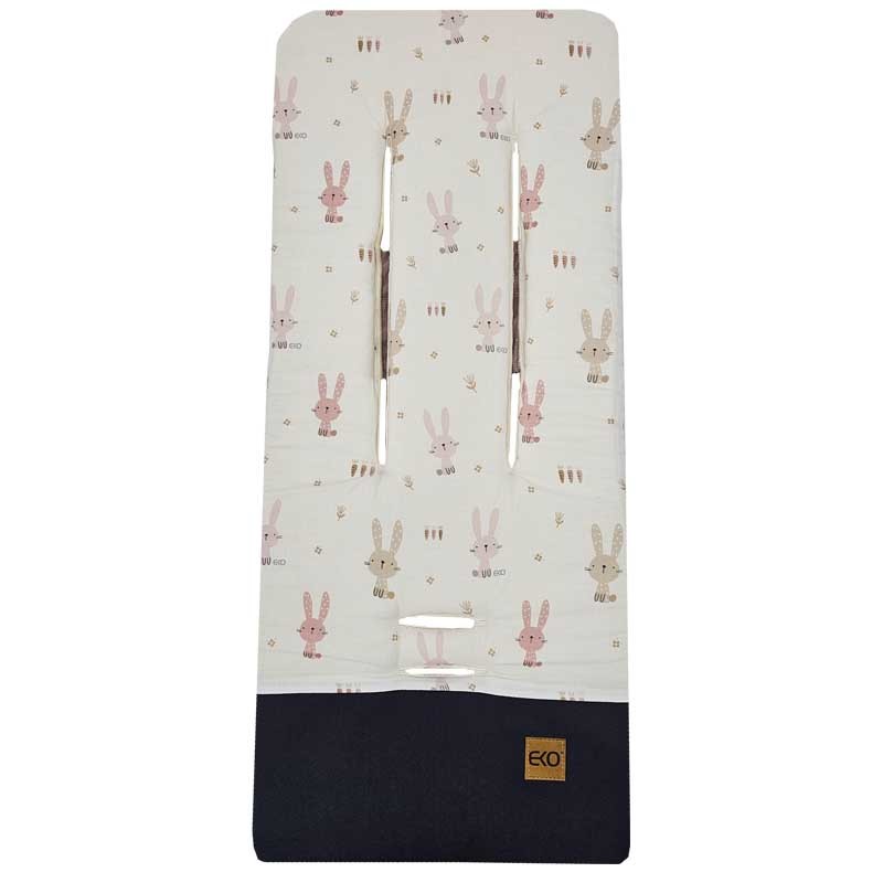 Stroller insert with foam MEMORY BUNNY/ROSE PINK Stroller insert with foam MEMORY BUNNY/ROSE PINK