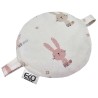 Čerešňové jadro termofor 15 x 15 cm BUNNY/ROSE PINK