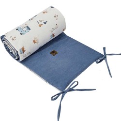Odbojnik za dječji krevet 180 cm GIRAFFE/BLUE Odbojnik za dječji krevet 180 cm GIRAFFE/BLUE