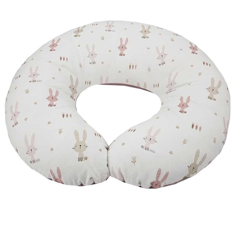 Croissant d'allaitement en velours BUNNY/ROSE PINK Croissant d'allaitement en velours BUNNY/ROSE PINK