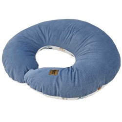 Zamatový croissant na dojčenie GIRAFFE/BLUE Zamatový croissant na dojčenie GIRAFFE/BLUE