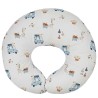 Zamatový croissant na dojčenie GIRAFFE/BLUE Zamatový croissant na dojčenie GIRAFFE/BLUE