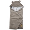 Schlafsack für VELVET-Autositz 3-Punkt- und 5-Punkt-Gurte LION/BEIGE