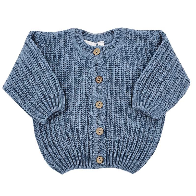 Pullover mit Alpaka BLAU