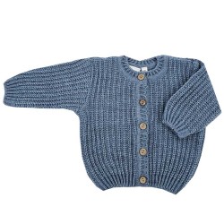 Pullover mit Alpaka BLAU