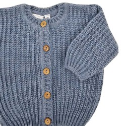 Pullover mit Alpaka BLAU