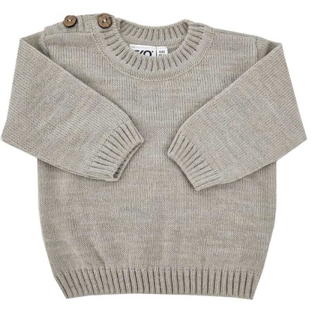 Pullover mit Alpaka BEIGE