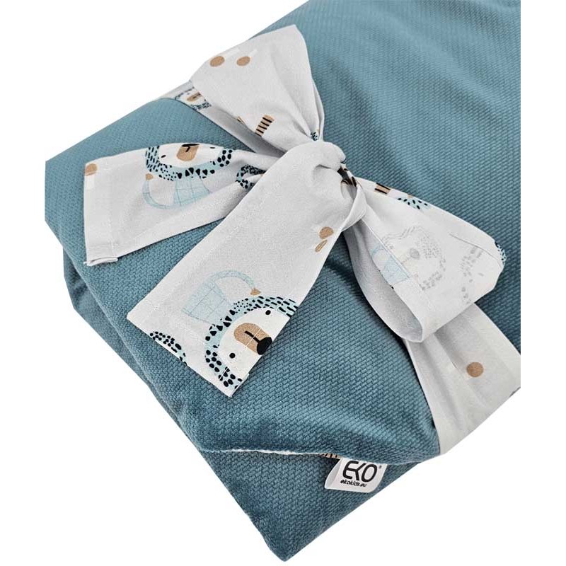 VELVET Pamučni Baby Wrap LION/GREEN SEA