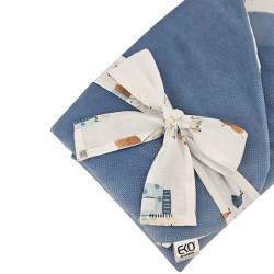 Baumwollkegel mit VELVET GIRAFFE/BLUE Baumwollkegel mit VELVET GIRAFFE/BLUE