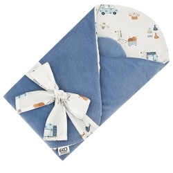 Pamut kúp VELVET GIRAFFE/BLUE Pamut kúp VELVET GIRAFFE/BLUE