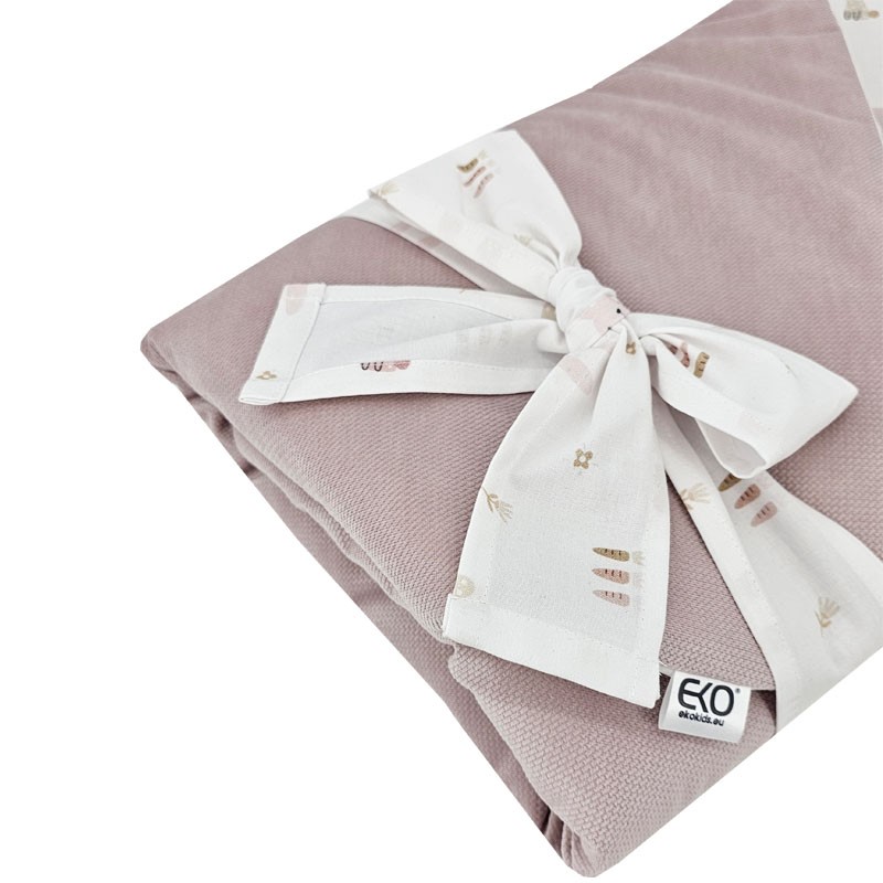 Bavlněný zavinovačka s VELVET BUNNY/ROSE PINK Bavlněný zavinovačka s VELVET BUNNY/ROSE PINK
