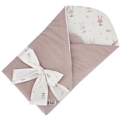 VELVET Pamučni Baby Wrap  BUNNY/ROSE PINK