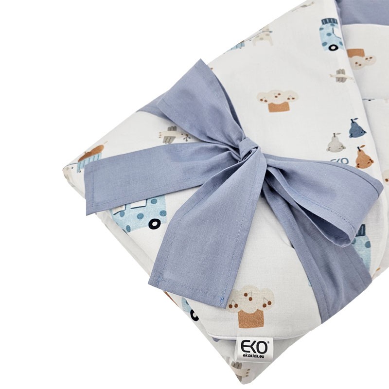 Cône en coton imprimé avec GIRAFFE en noix de coco