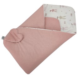 Obojstranne potlačený bavlnený zavinovačka BUNNY Obojstranne potlačený bavlnený zavinovačka BUNNY