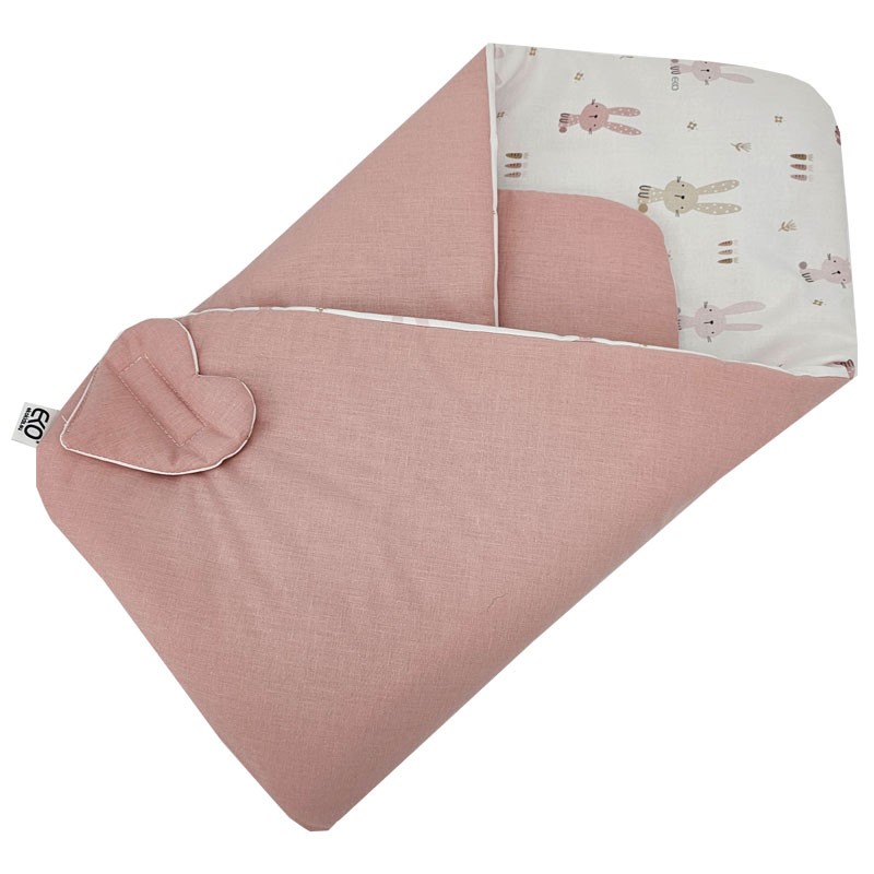 Bilateralni printani pamučni Baby Wrap BUNNY Bilateralni printani pamučni Baby Wrap BUNNY