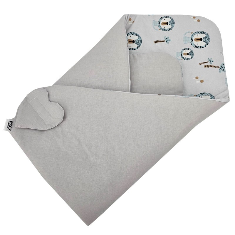 Double-sided cotton horn printed LION Double-sided cotton horn printed LION