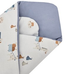 Kétoldalas nyomtatott pamut kúp GIRAFFE Kétoldalas nyomtatott pamut kúp GIRAFFE