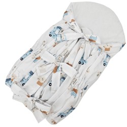 Printani Pamučni Baby Wrap sa kokosovim umetkom GIRAFFE Printani Pamučni Baby Wrap sa kokosovim umetkom GIRAFFE