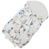 Printed cotton horn with coconut GIRAFFE Printed cotton horn with coconut GIRAFFE
