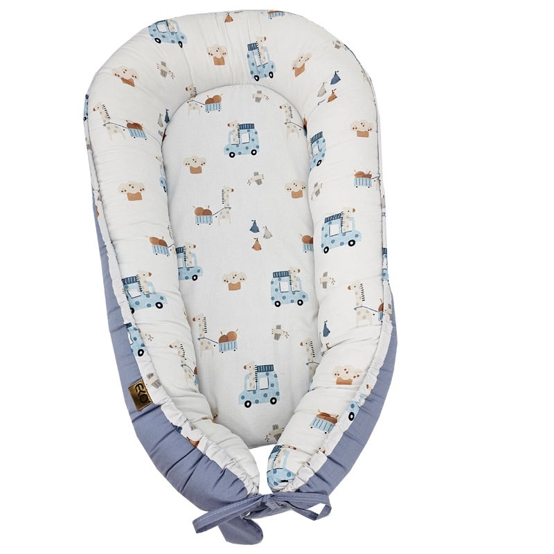 Bavlněná hnízdo pro miminko GIRAFFE Bavlněná hnízdo pro miminko GIRAFFE