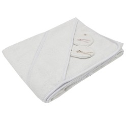 Peignoir en bambou BUNNY/WHITE Peignoir en bambou BUNNY/WHITE
