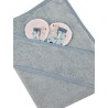 Peignoir en bambou GIRAFFE/BLUE Peignoir en bambou GIRAFFE/BLUE
