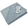 Peignoir en bambou GIRAFFE/BLUE Peignoir en bambou GIRAFFE/BLUE