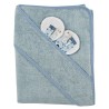 Peignoir en bambou GIRAFFE/BLUE Peignoir en bambou GIRAFFE/BLUE