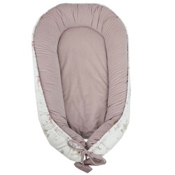 VELVET gnijezdo za bebe BUNNY/ROSE PINK VELVET gnijezdo za bebe BUNNY/ROSE PINK