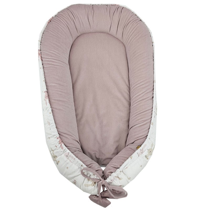 VELVET babynest BUNNY/ROSE PINK VELVET babynest BUNNY/ROSE PINK