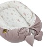 VELVET gnijezdo za bebe BUNNY/ROSE PINK VELVET gnijezdo za bebe BUNNY/ROSE PINK