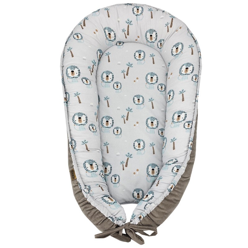 VELVET babynest LION/BEIGE