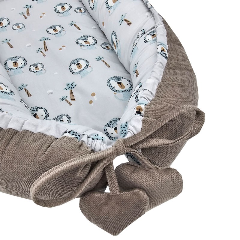 VELVET baby cocoon LION/BEIGE VELVET baby cocoon LION/BEIGE