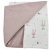 Dekica za bebu i podloga  za igranje BUNNY/ROSE PINK