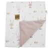 Oktatási takaró béléssel VELVET BUNNY/ROSE PINK