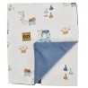 Vzdělávací deka s podšívkou VELVET GIRAFFE/BLUE Vzdělávací deka s podšívkou VELVET GIRAFFE/BLUE