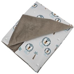 Развивающее одеяло с подкладкой VELVET LION/BEIGE